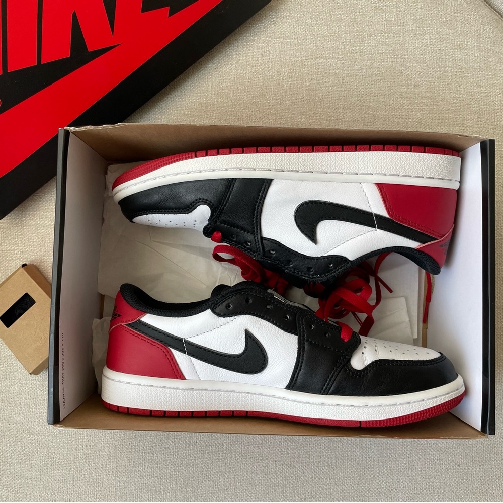 Nike Air Jordan 1 Retro Low OG, “Black Toe”